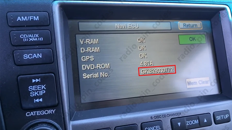 HONDA RADIO DEKODIEREN PIN CODE ACCORD CIVIC CR-V CR-X HR-V JAZZ PRELUDE ZR-V - Bild 3 von 4