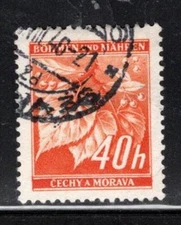 BOHEMIA & MORAVIA STAMP WWII CECHY & MORAVIA  STAMP USED LOT 704AJ
