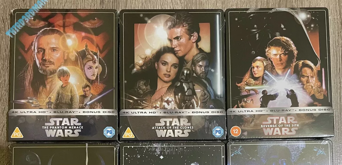 Star Wars Episode III: Revenge of the Sith - Zavvi Exclusive 4K Ultra HD  Steelbook (3 Disc Edition includes Blu-ray) Blu-ray - Zavvi UK