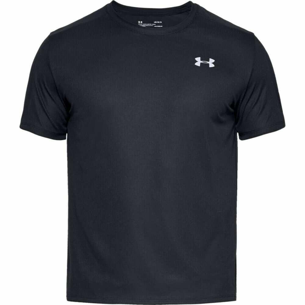 NWT Men's Under Armour Speed Stride Black T-Shirt Running UA