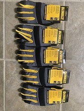 5pk DeWalt Large Synthetic Leather Gloves mecanix Style Work Gloves DPG211L
