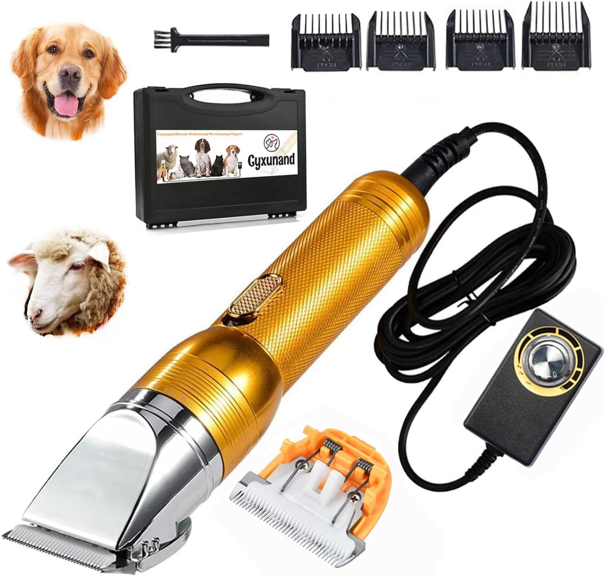 Electric Professional Dog Grooming Clippers, 350W Sheep Shears Pet