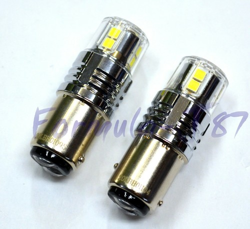 LED 15W 2057 White 6000K Two Bulbs Light Stop Brake Replace Upgrade Plug Play OE - Picture 3 of 12