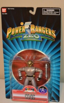 Power Rangers Zeo 1996 Chest-Beating Cogs Evil Space Alien 5 1/2'' Figure NEW 