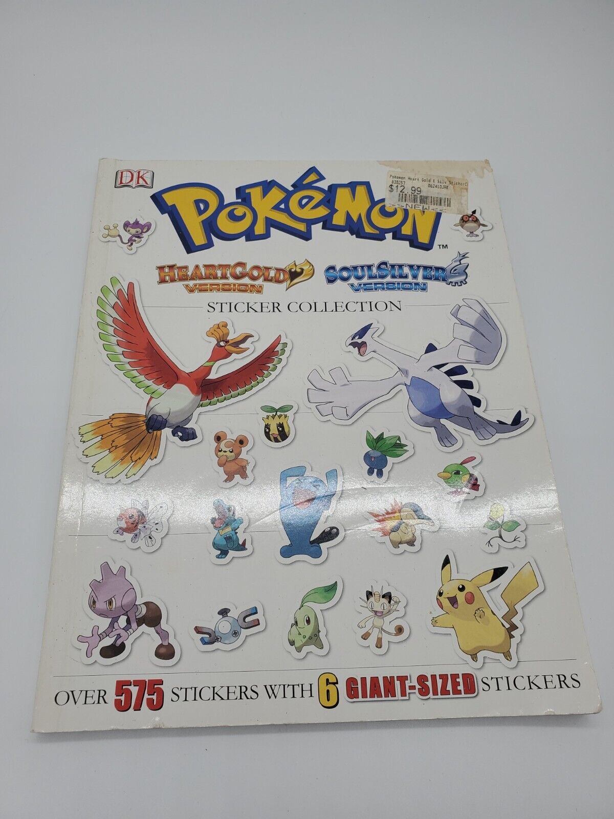 Pokemon Heart Gold Soul Silver Version 2010 Sticker Collection Book Used  Rare!!! 9780756671105