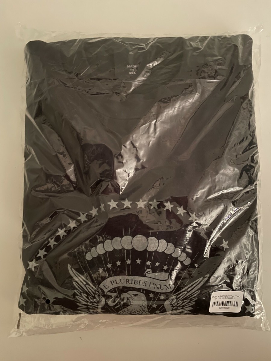 Kanye West Donda Presidential Two Layer LS T-Shirt Size XL Kanye West Donda Presidential Two Layer LS T-Shirt Size XL