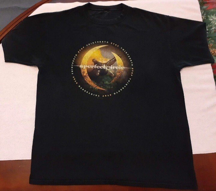 A Perfect Circle T-Shirt XL Vintage Our First Step Tour Tool 