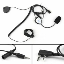 Headset Kleber Halbhelm Wasserdicht PTT MICfür Radio Kenwood Retevis TYT Baofeng