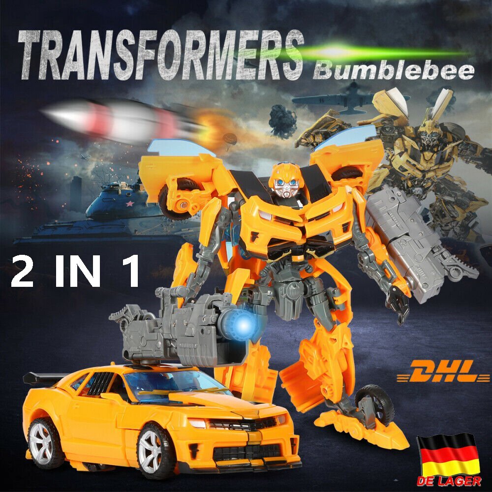 2024 Transformer Bumblebee Roboter Flim Figur Auto Actionsfigur Spielzeug Kinder