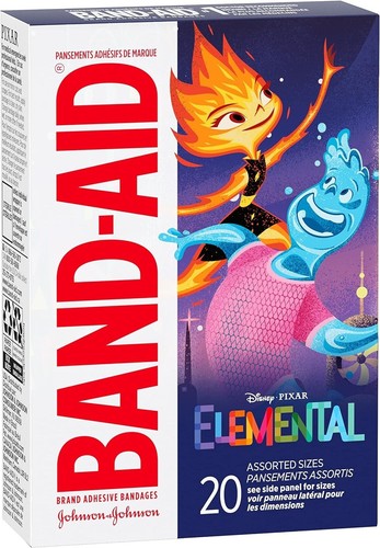 Band-Aid Adhesive Bandages for Minor Cuts & Scrapes Disney's Elemental 20 Count - Picture 11 of 11