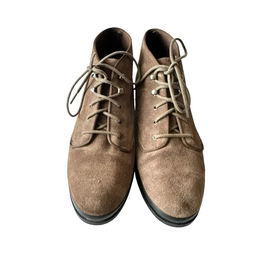 Keds Chukka Boots Women s 8.5 Brown Lace Up Suede eBay