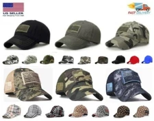 Military Cap ~ Baseball Caps~ Cabbie ~ Bonnie ~ Hat Cotton Flag Plaid Adjustable