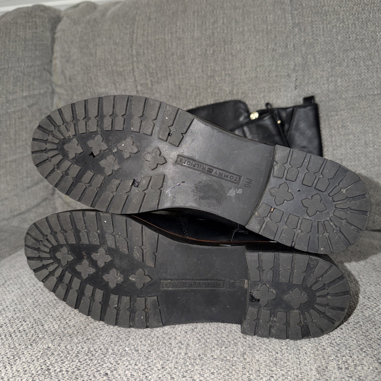 NWOB Tommy Hilfiger IDALIA-M Black Side Zip Knee High Boots Women's Size 9M thumbnail 5