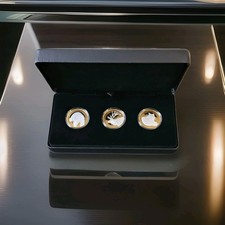 2025 Canada Animal Portraits Three-Coin Set:Polar Bear-Elk-Grey Wolf–Fine Silver