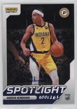 Leaf Authentics 2022-23 Instant Spotlight Rookies /965 Andrew Nembhard COA 0ry1