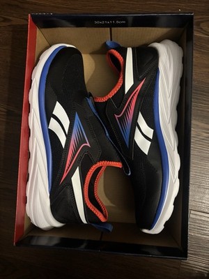 REEBOK New Boys Lite Spinner Shoes Kids Size US 7 M Black Blue Red White