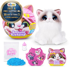 Smitten Kittens Series 2 Ragdoll by ZURU Interactive Plush Cat Toy with 10 S