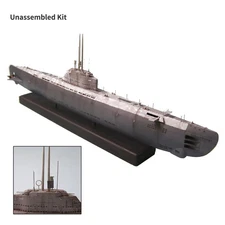 1:200 U-2536 U-boot Type XXI Submarine Paper Model Set DIY Model Unassembled Kit