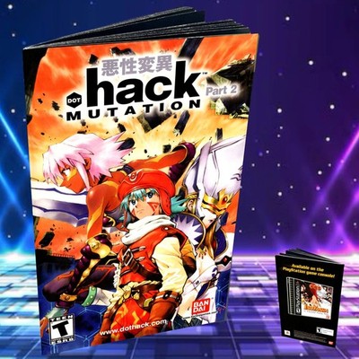 Replacement Manual for - Dot Hack Mutation - Sony PS2 Instruction Booklet