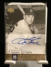 2004 Upper Deck Yankees Classics - Classic Scripts Tom Tresh #AU-64 (Autograph