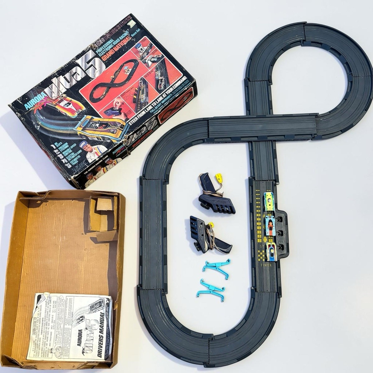 Vintage Aurora Ultra 5 Five AFX Slot Car Race Track Racing NO
