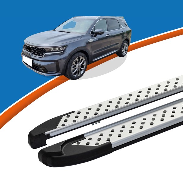 Trittbretter Passend FüR Schweller Kia Sorento Ab Baujahr 2021 Almo Silber-image