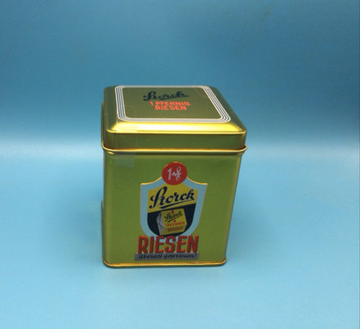 Storck Riesen- Blechdose Metalldose- 7,5 x 7,5 x 9 cm - Inhalt: MHD 11/18