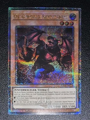 Graff, Grimmetatze des Brennenden Abgrunds RA04 Quarter Century Secret Rare YGO
