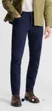 Cordings of Piccadilly London Men’s Navy Moleskin Brushed Cotton 36x31 Pants