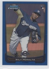 2012 Bowman Draft Chrome Blue Refractor 193/250 Wily Peralta #48 1s8