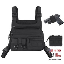 Tactical Chest Bag for Men Lightweight Tactical Vest Large Capacity Chest 1