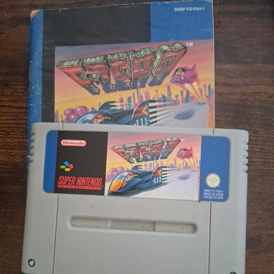 F-Zero Voiture PAL FR SNES + manuel BON ETAT - Photo 1/2