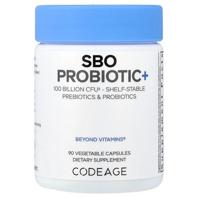 SBO Probiotic+, 90 Vegetable Capsules