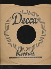 78 RPM Company logo sleeves- POST WAR-DECCA