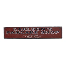 Pancake, Pancake Shop, Custom Pancake - Rustic Distressed Wood Sign