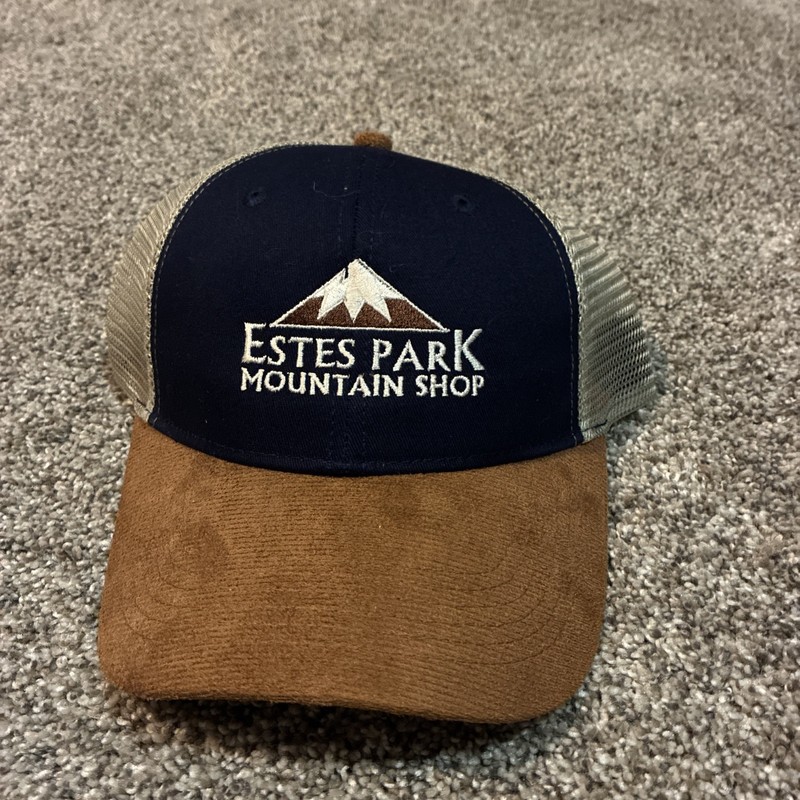 Estes Park Mountain Shop Hat Cap Snap Back Multi Camo Trucker Hiking Outdoor CO