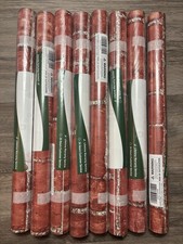 Coavas Wallpaper 8 Rolls Peel and Stick Red Faux Brick 17.7x118.1 Removable