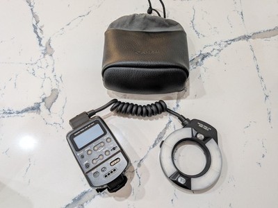 Canon MR-14EX Macro Ring Lite - With Bag - Good Shape - Tested!