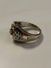 14k gold Diamond wedding Ring 6.5g