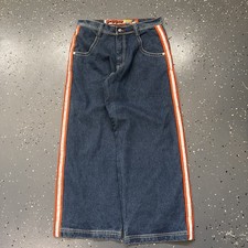 JNCO Tuffy 173 Blue Jeans Vintage 36x32 4 Pockets Made In USA🐯
