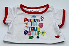 Build-A-Bear Disney Pixar Inside Out 2 Believe In Yourself Accessory Shirt White
