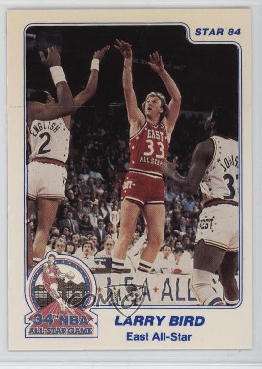 1984 Star All-Star Game Larry Bird #2 HOF 1u45