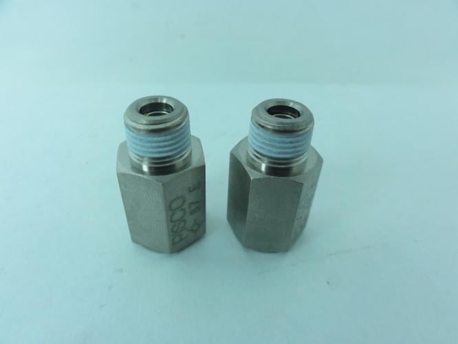 189858 New-No Box; Pisco CVFN1-N1BU Lot-2 Check Valves; 0-150psi; -29.5in.Hg