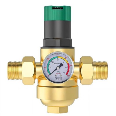 1 Zoll Wasserdruckminderer, Druckbegrenzer mit Druckmanometer
