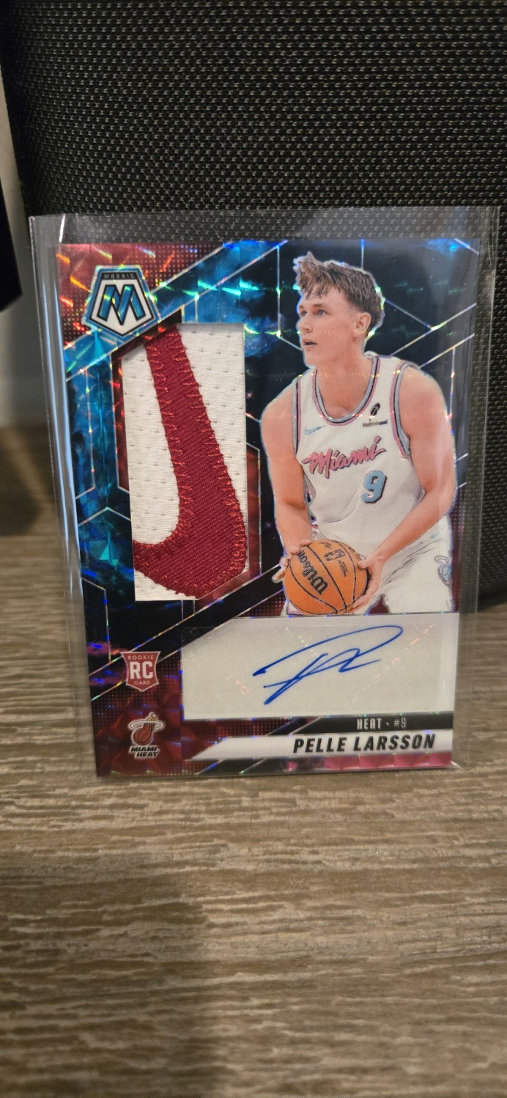 2024-25 Mosaic Choice Pelle Larsson Nebula RPA Prizm Auto #1/1 Nike Swoosh