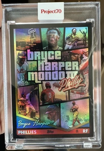 Topps Project 70 Bryce Harper Shoe Surgeon 590 FOIL #/70Grand Theft Auto RARE