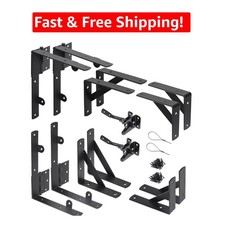 2 Sets Heavy-Duty Anti Sag Gate Kit for Reliable Stability Easy Installation