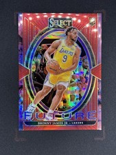 2024-25 Panini Select Bronny James Jr. RC /99 Future Red Prizms #19 Lakers