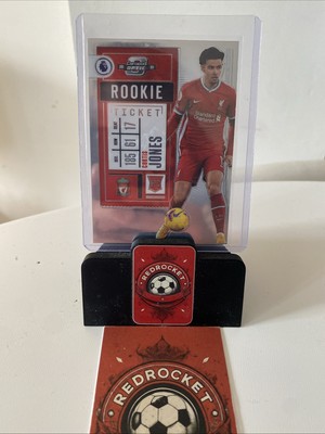 2020-21 Panini Chronicles Optic Rookie Ticket Curtis Jones Liverpool FC