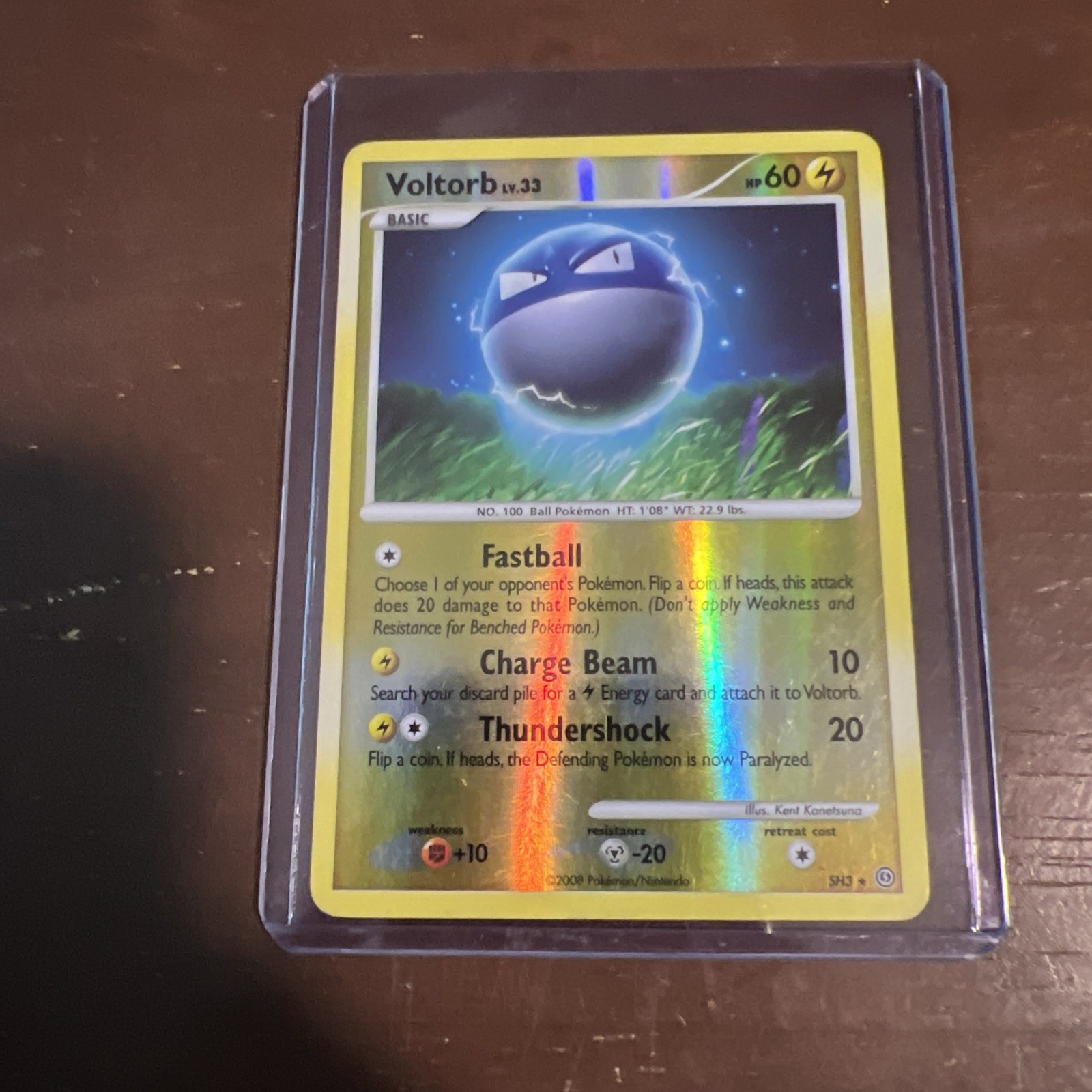 Voltorb (Shiny) SH3 Stormfront Reverse Holo Rare Pokemon Card DMG